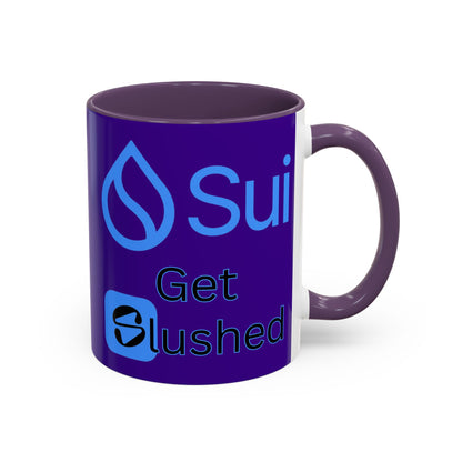 Sui: Get Slushed Purple Accent Mug by cypherpunkgear.com