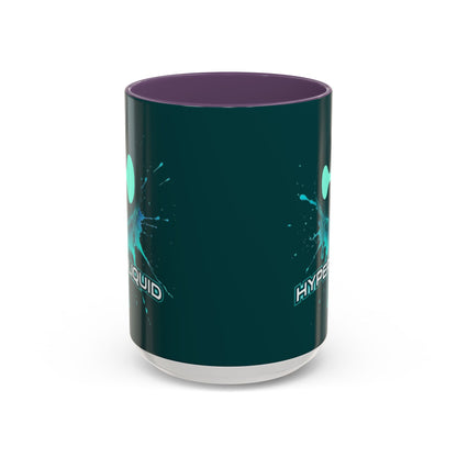 HYPE Drip Dark Hyperliquid Accent Mug by cypherpunkgear.com
