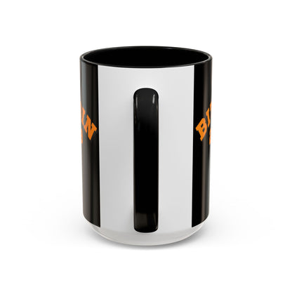 Bitcoin 2009 Black Accent Mug by cypherpunkgear.com