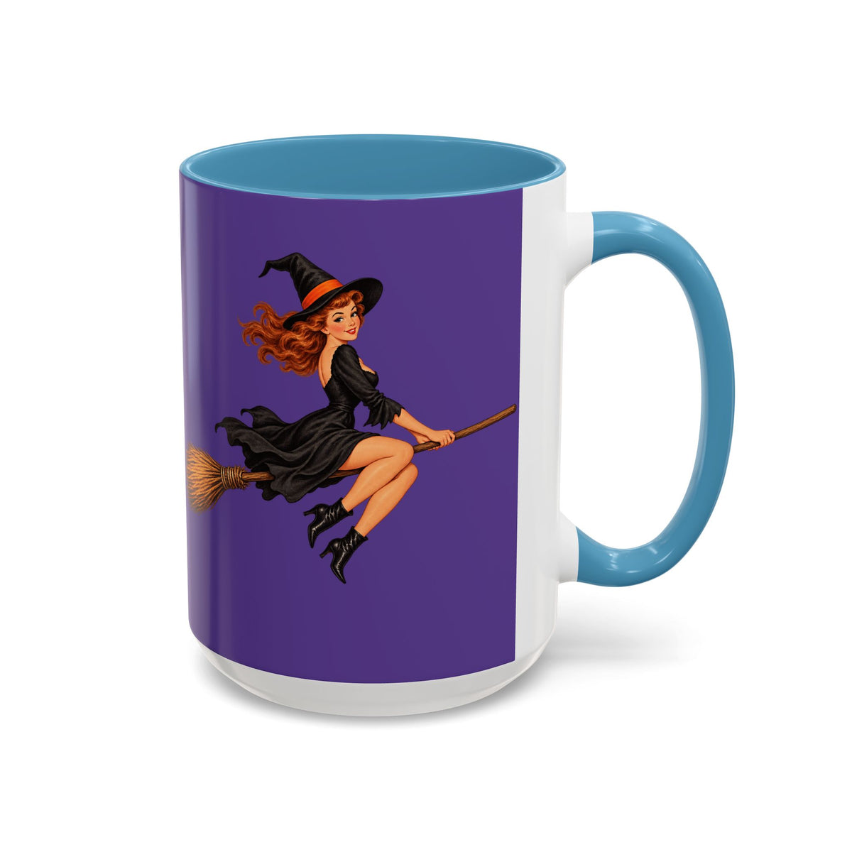 Hazel Hex Purple Accent Mug by CreepyCrafts.boo