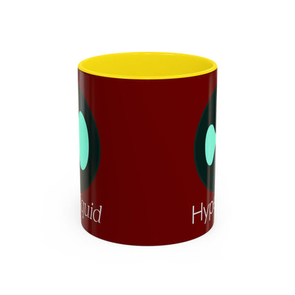 Hyperliquid White font Red Accent Mug by cypherpunkgear.com