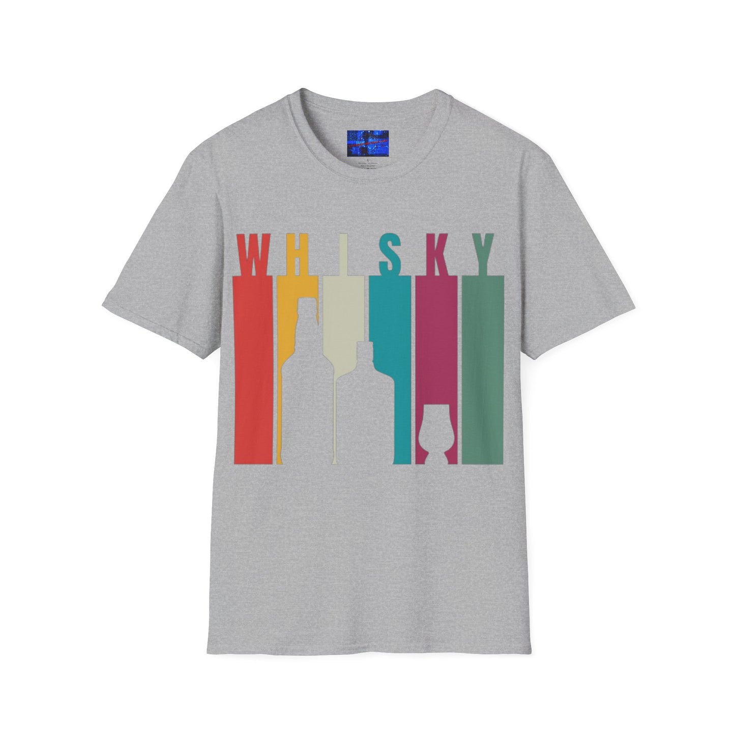 Whisky spelled without an 'e' Light colors Unisex T-Shirt by cypherpunkgear.com