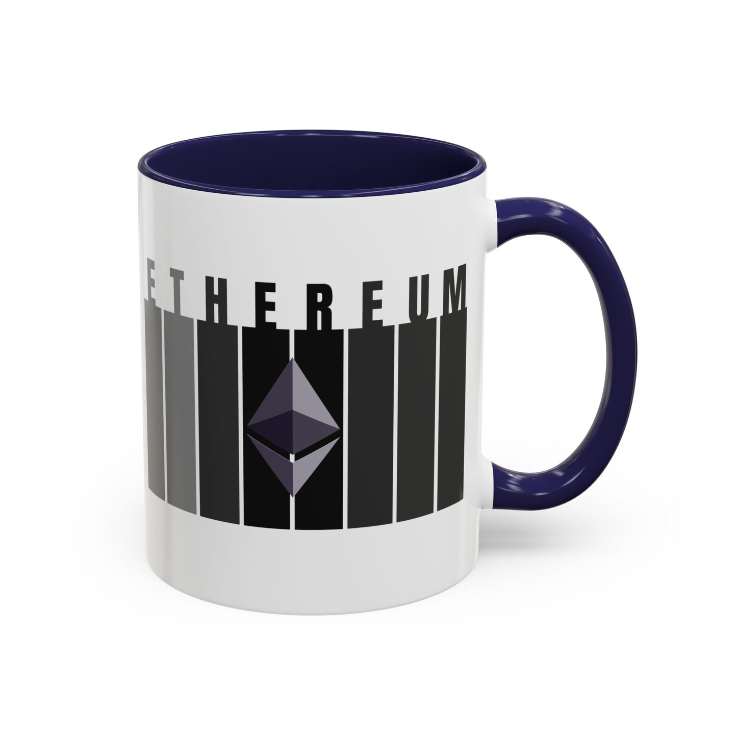 Ethereum (ETH) Accent Mug by cypherpunkgear.com
