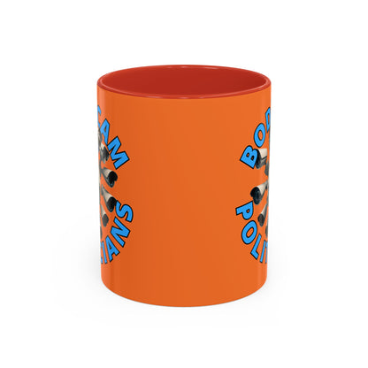 Bodycam the Politicians Cameras Orange Accent Mug by cypherpunkgear.com
