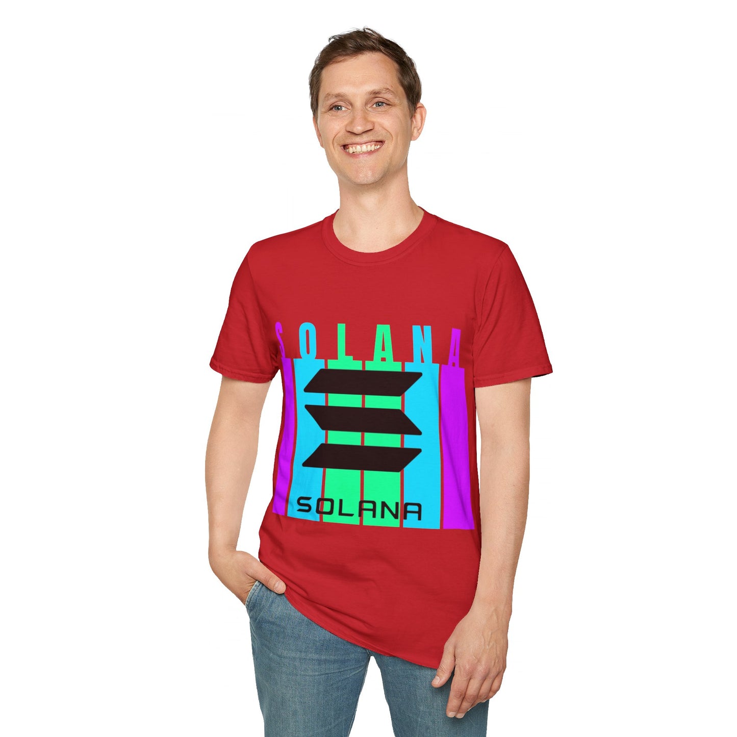 Solana (SOL) Freedom LTcolors Unisex T-Shirt by cypherpunkgear