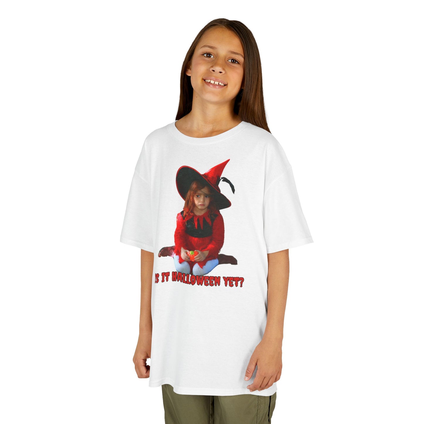 Is it Halloween yet? Kids Heavy Cotton™ Tee by CreepyCrafts.boo