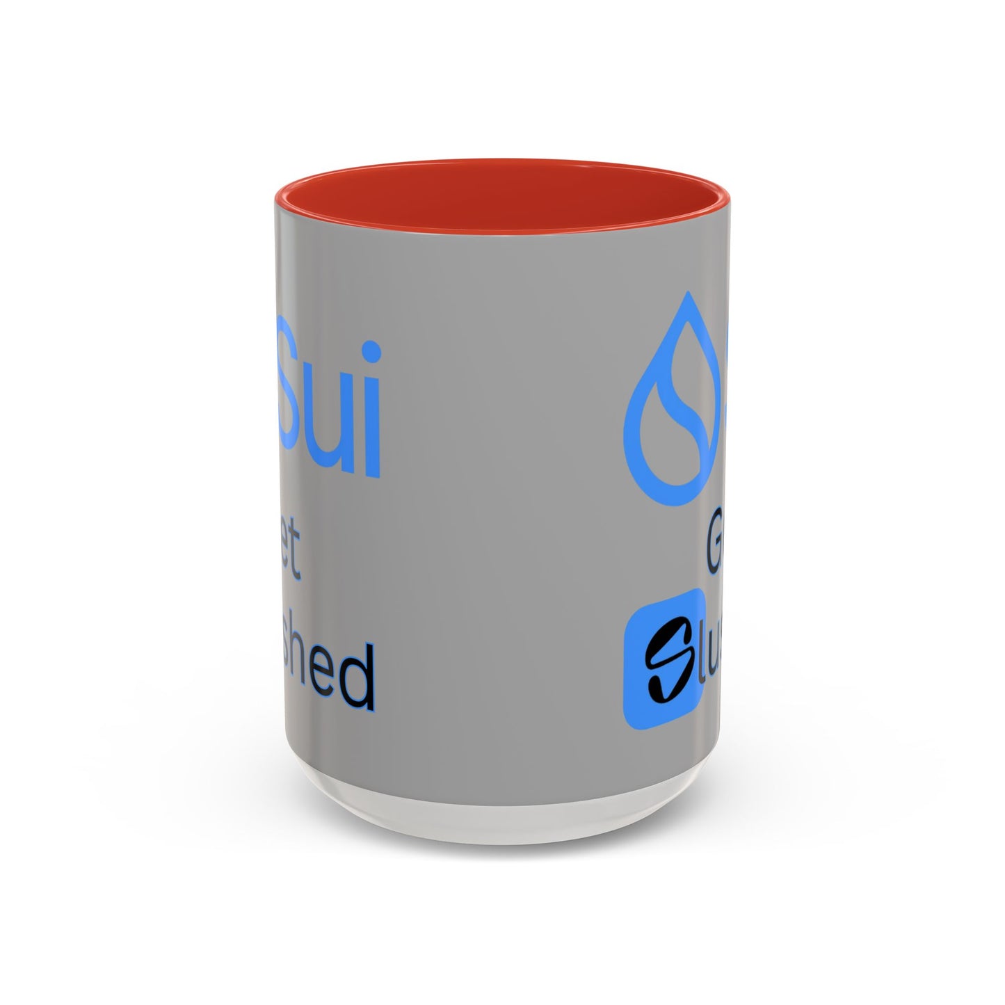 Sui: Get Slushed Grey Accent Mug by cypherpunkgear.com