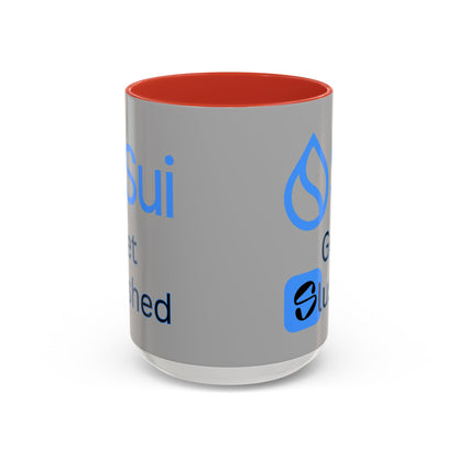 Sui: Get Slushed Grey Accent Mug by cypherpunkgear.com