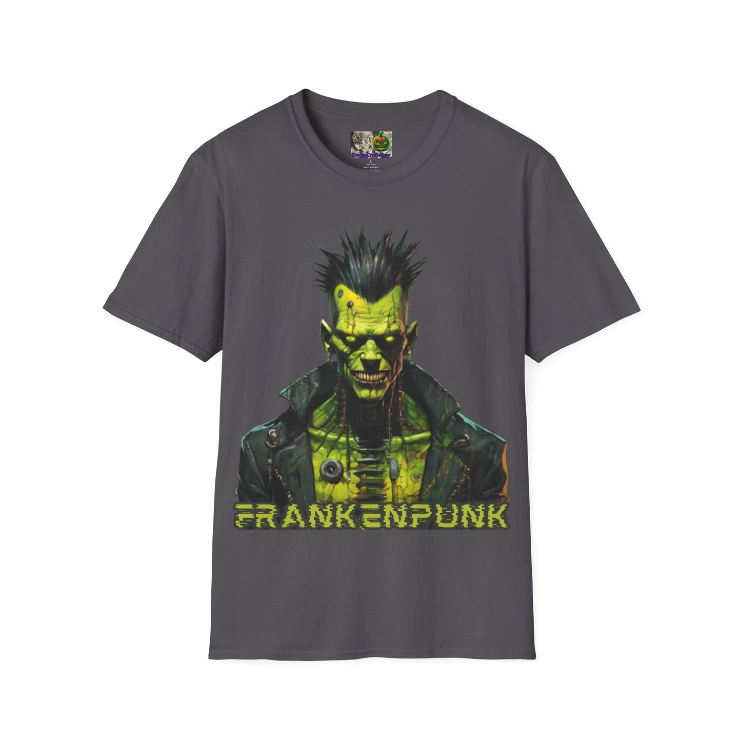 Frankenpunk Dark colors Unisex T-Shirt by CreepyCrafts.boo