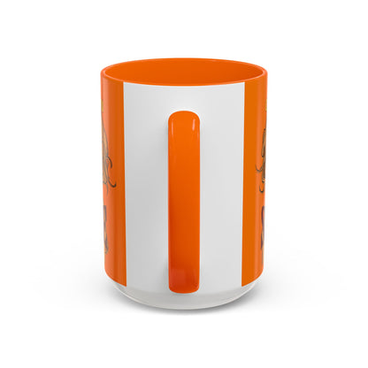 Caution, Savage Orange Accent Mug by cypherpunkgear.com