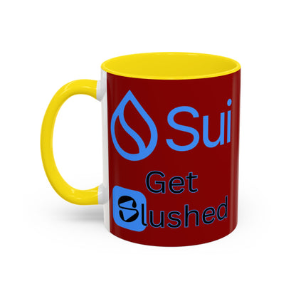 Sui: Get Slushed Red Accent Mug by cypherpunkgear.com