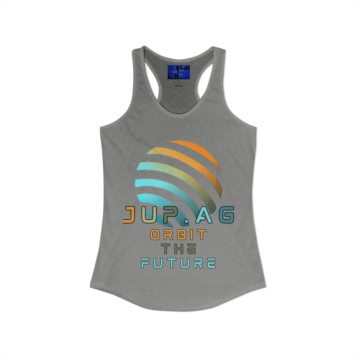 Jupiter (JUP) Orbit the Future Women's Racerback Tank Top by cypherpunkgear.com