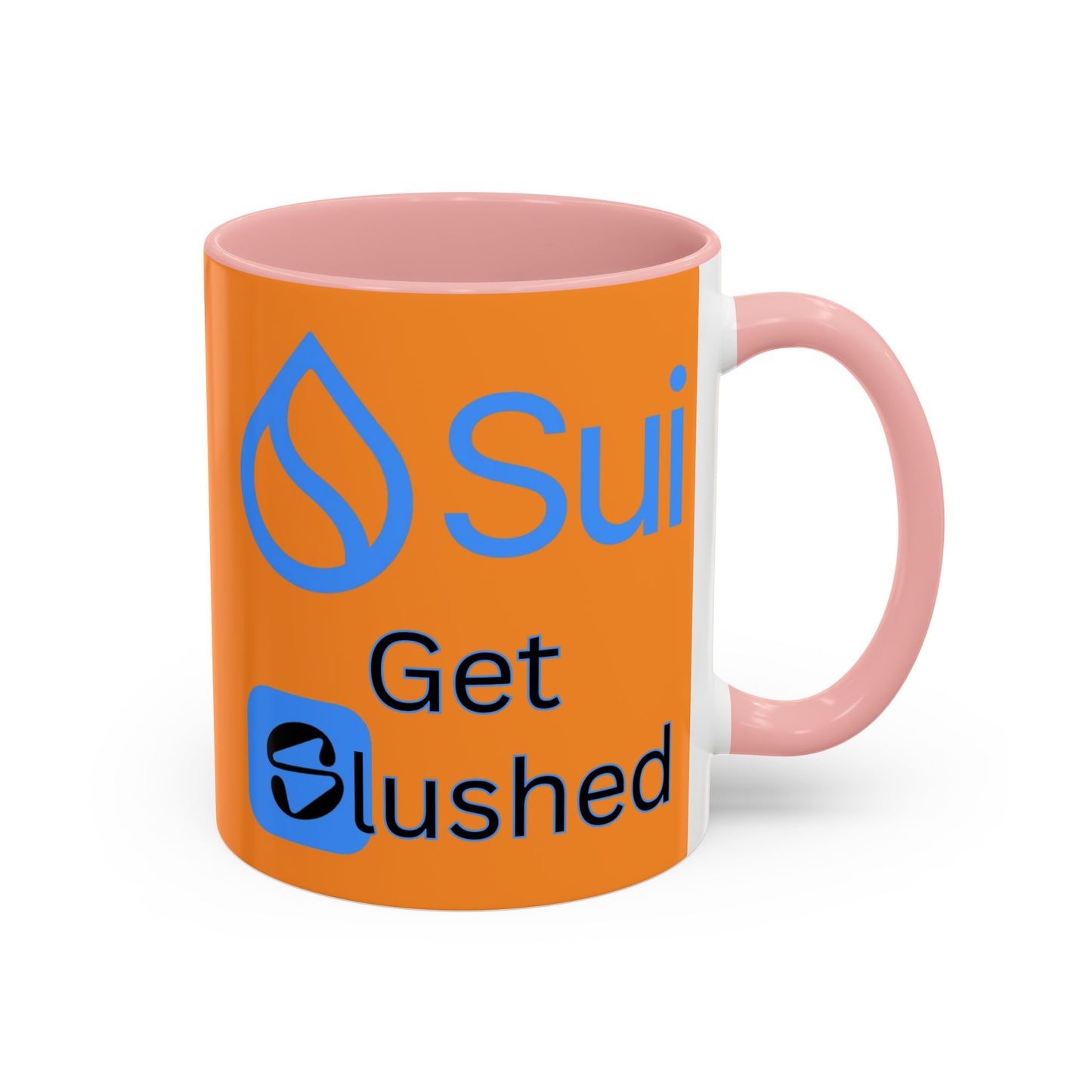 Sui: Get Slushed Orange Accent Mug by cypherpunkgear.com