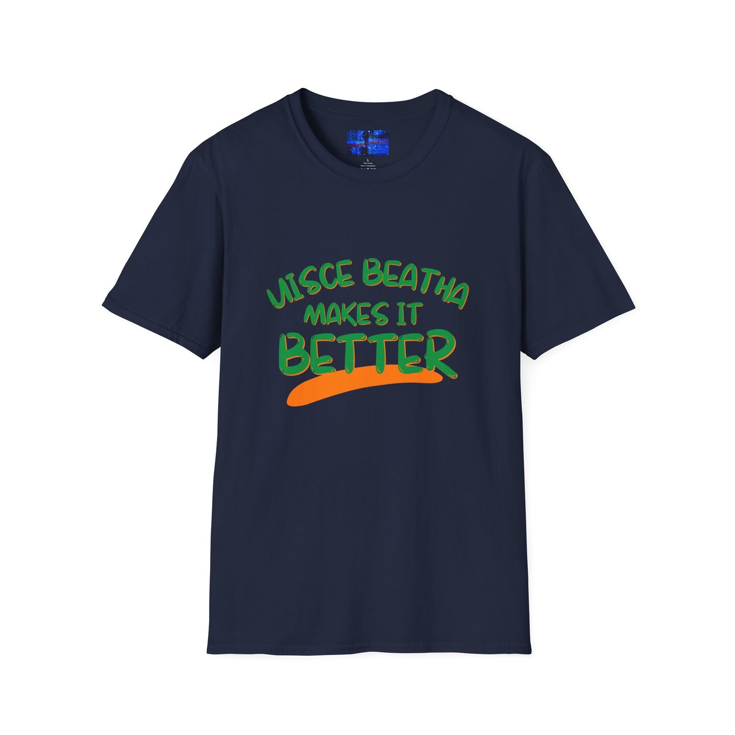 Uisce Beatha makes it better Green font Dark colors Unisex T-Shirt by cypherpunkgear.com