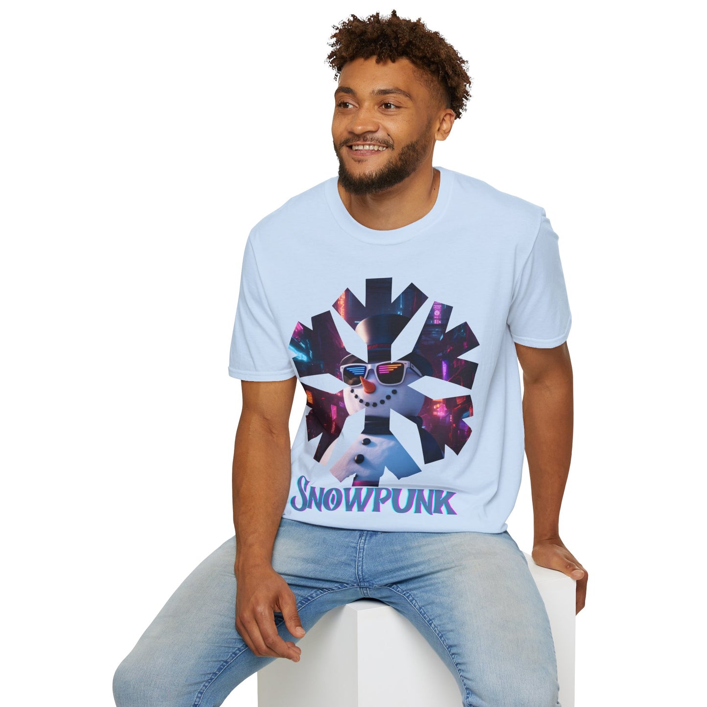 Snowpunk Light colors Unisex T-Shirt by cypherpunkgear.com