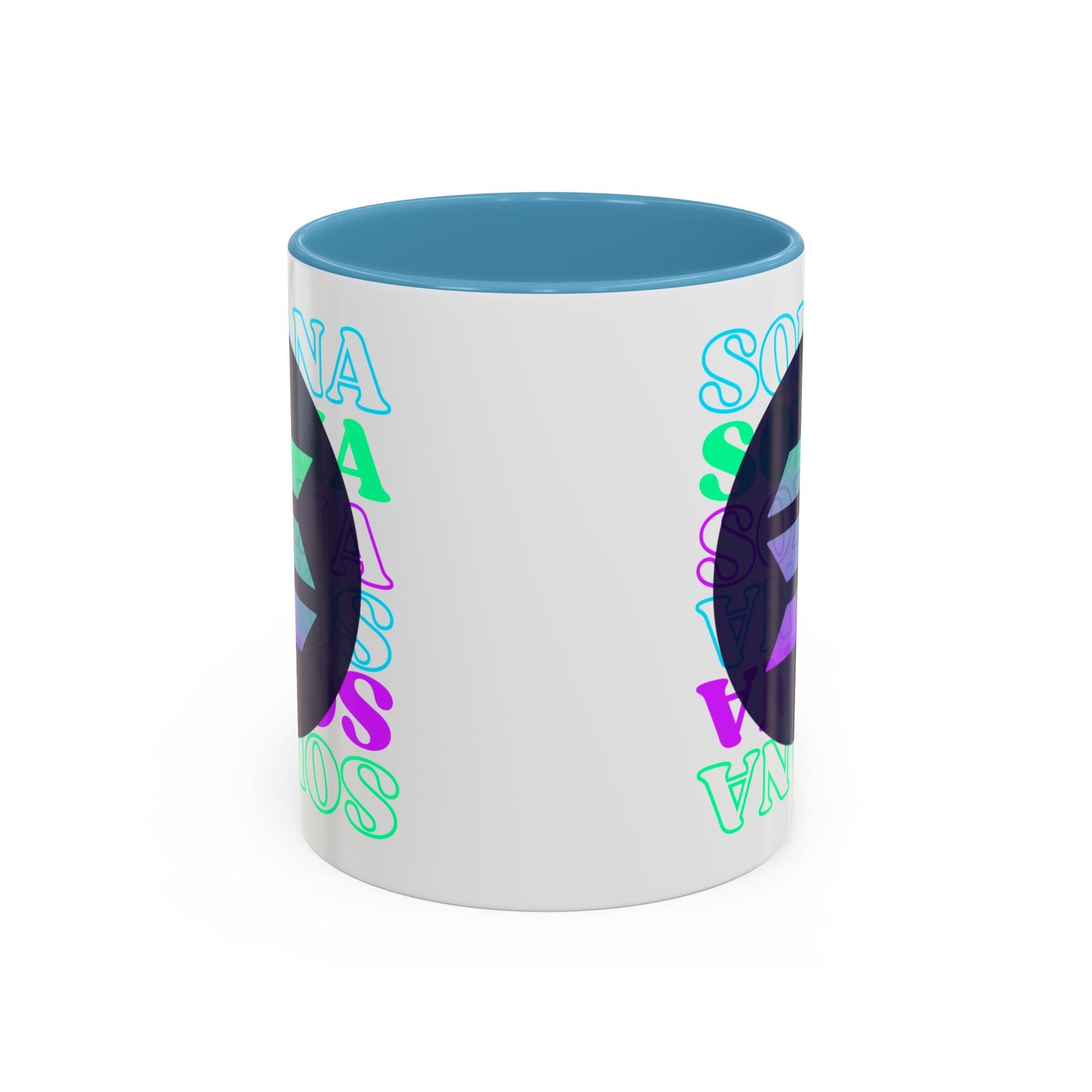 Solana, Solana, Solana (SOL) Accent Mug by cypherpunkgear.com
