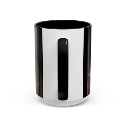 Is it Samhain yet? Black Accent Mug by CreepyCrafts.boo