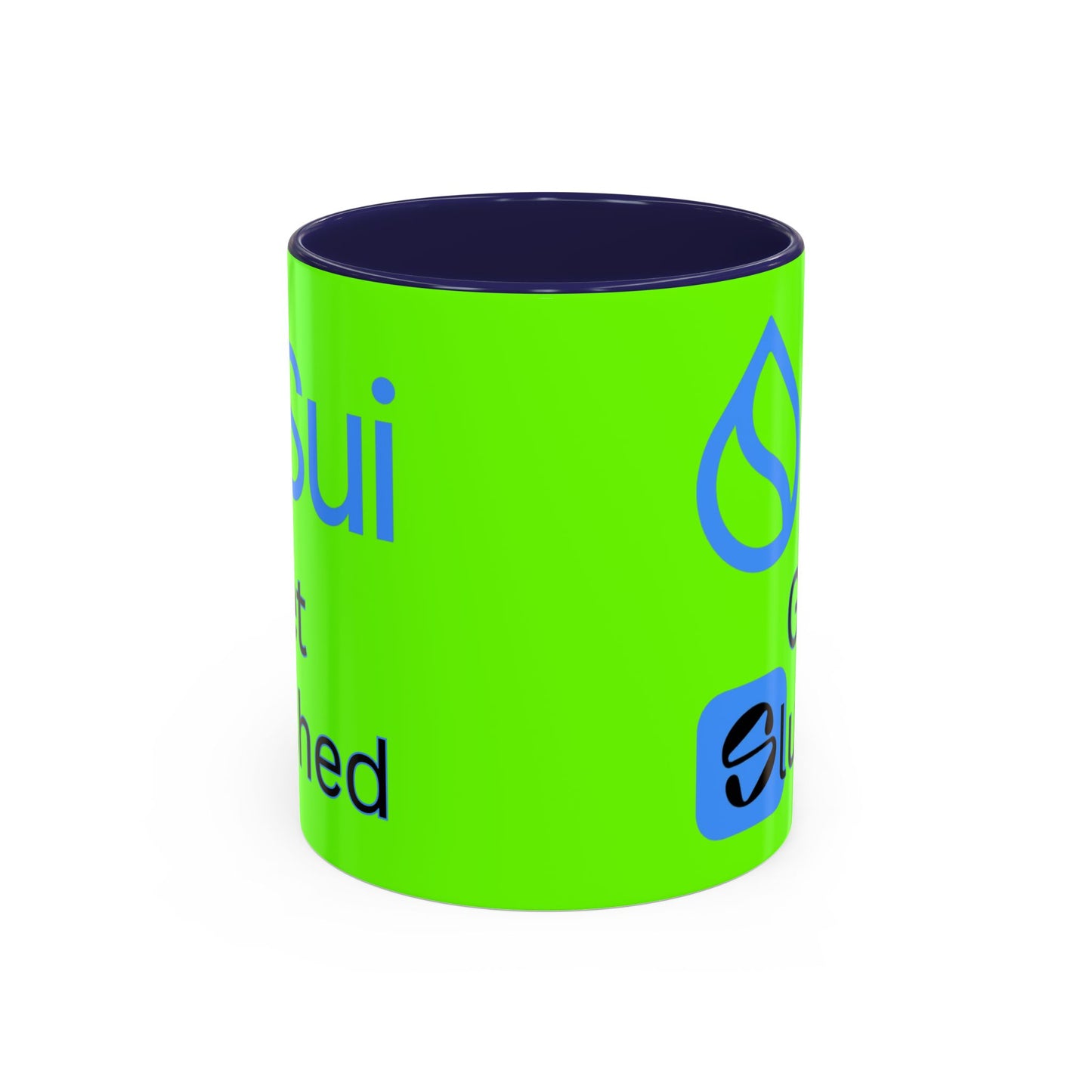 Sui: Get Slushed Green Accent Mug by cypherpunkgear.com