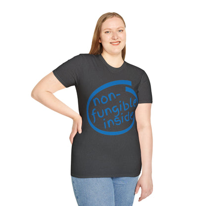 Non-Fungible Inside Dark colors Unisex T-Shirt by cypherpunkgear.com