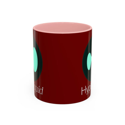 Hyperliquid White font Red Accent Mug by cypherpunkgear.com