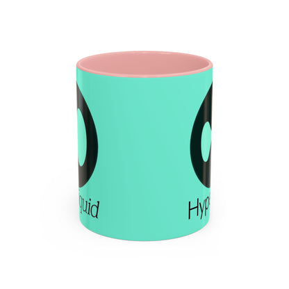 Hyperliquid Black font Light Hyperliquid Accent Mug by cypherpunkgear.com