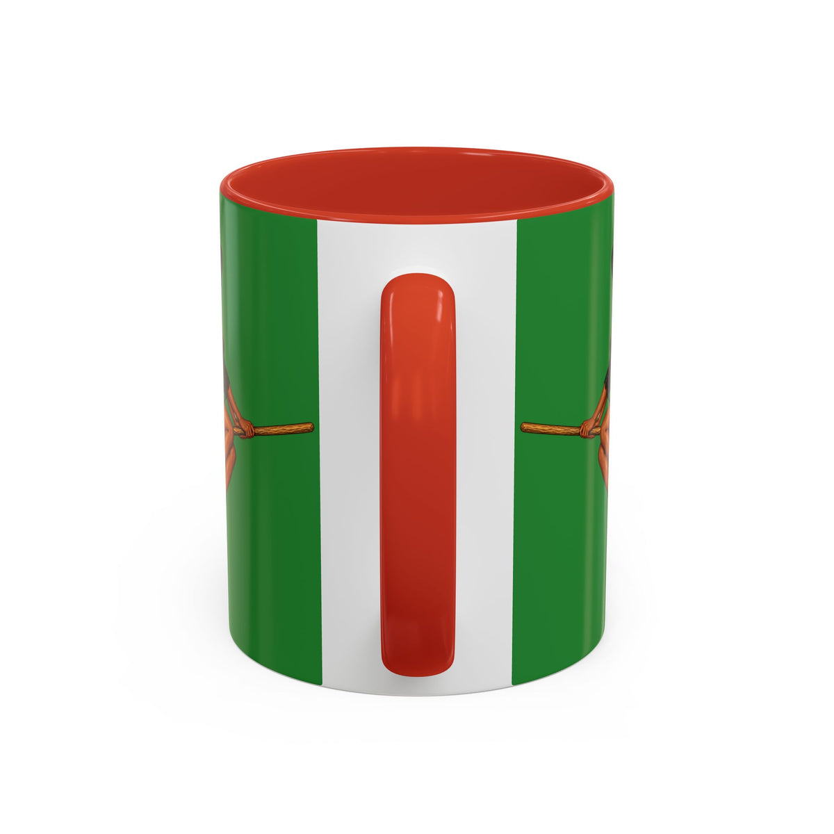Velvet Vex Green Accent Mug by CreepyCrafts.boo