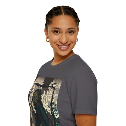 Yōkai Happy Halloween Dark colors Unisex T-Shirt by CreepyCrafts.boo