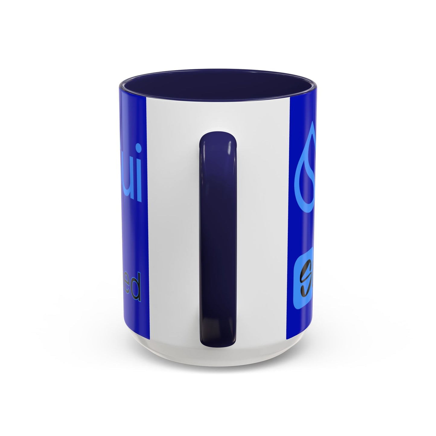 Sui: Get Slushed Dark Blue Accent Mug by cypherpunkgear.com