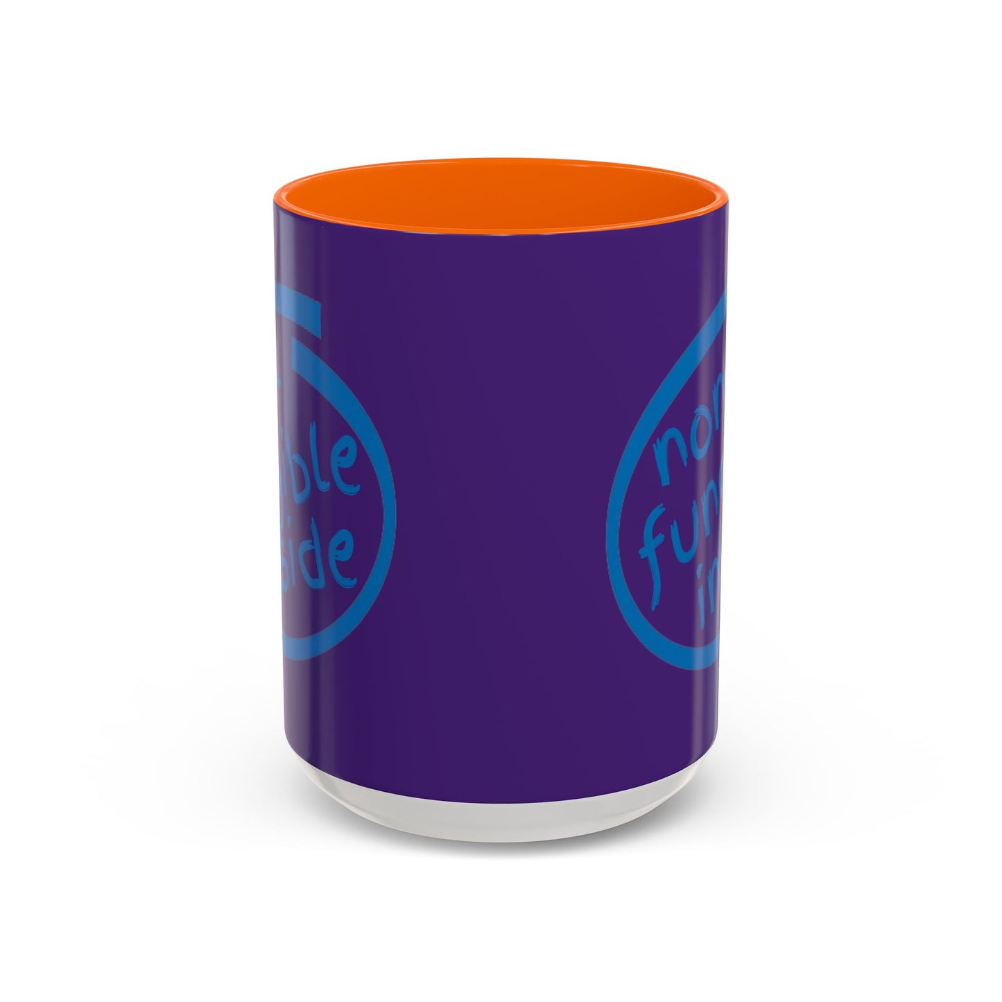 Non-Fungible Inside Purple Accent Mug by cypherpunkgear.com