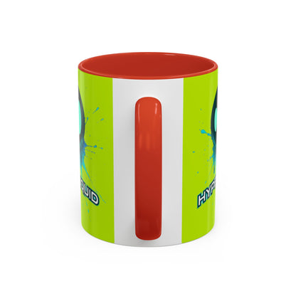 HYPE Drip Yellow Accent Mug by cypherpunkgear.com