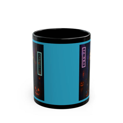 Hethyr Neon Turquoise Mug by CreepyCrafts.boo