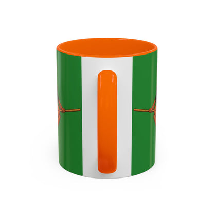 Velvet Vex Green Accent Mug by CreepyCrafts.boo