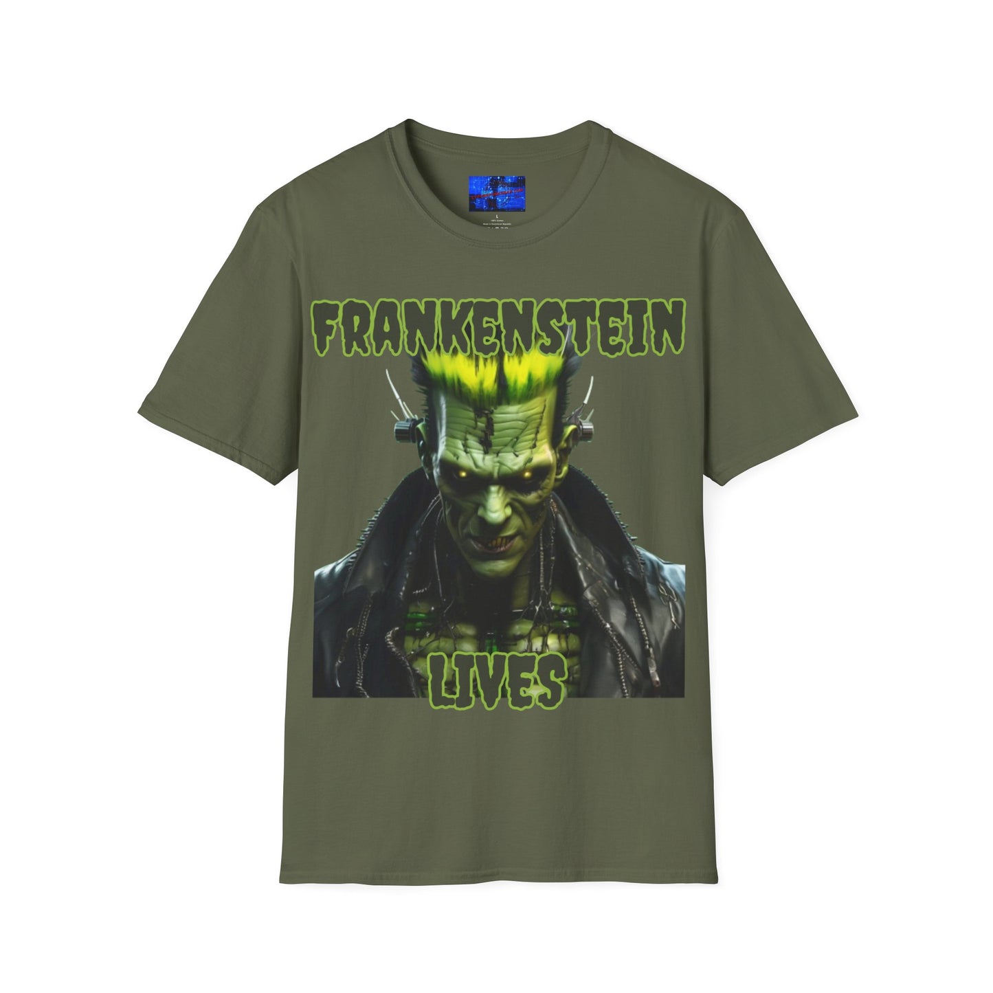 Frankenstein Lives DKcolors Unisex T-Shirt by cypherpunkgear