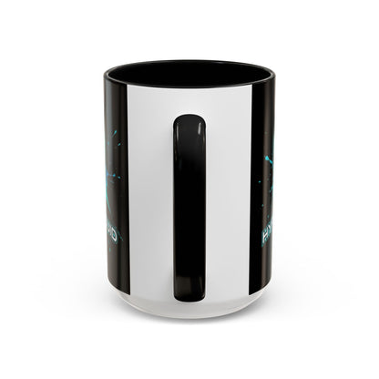HYPE Drip Black Accent Mug by cypherpunkgear.com