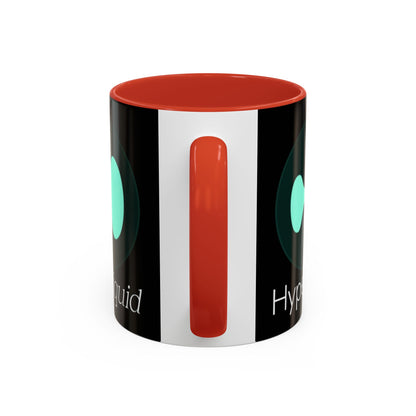 Hyperliquid White font Black Accent Mug by cypherpunkgear.com