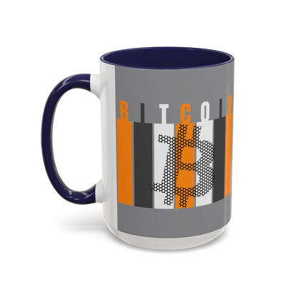 Bitcoin (BTC) Freedom Accent Mug by cypherpunkgear.com