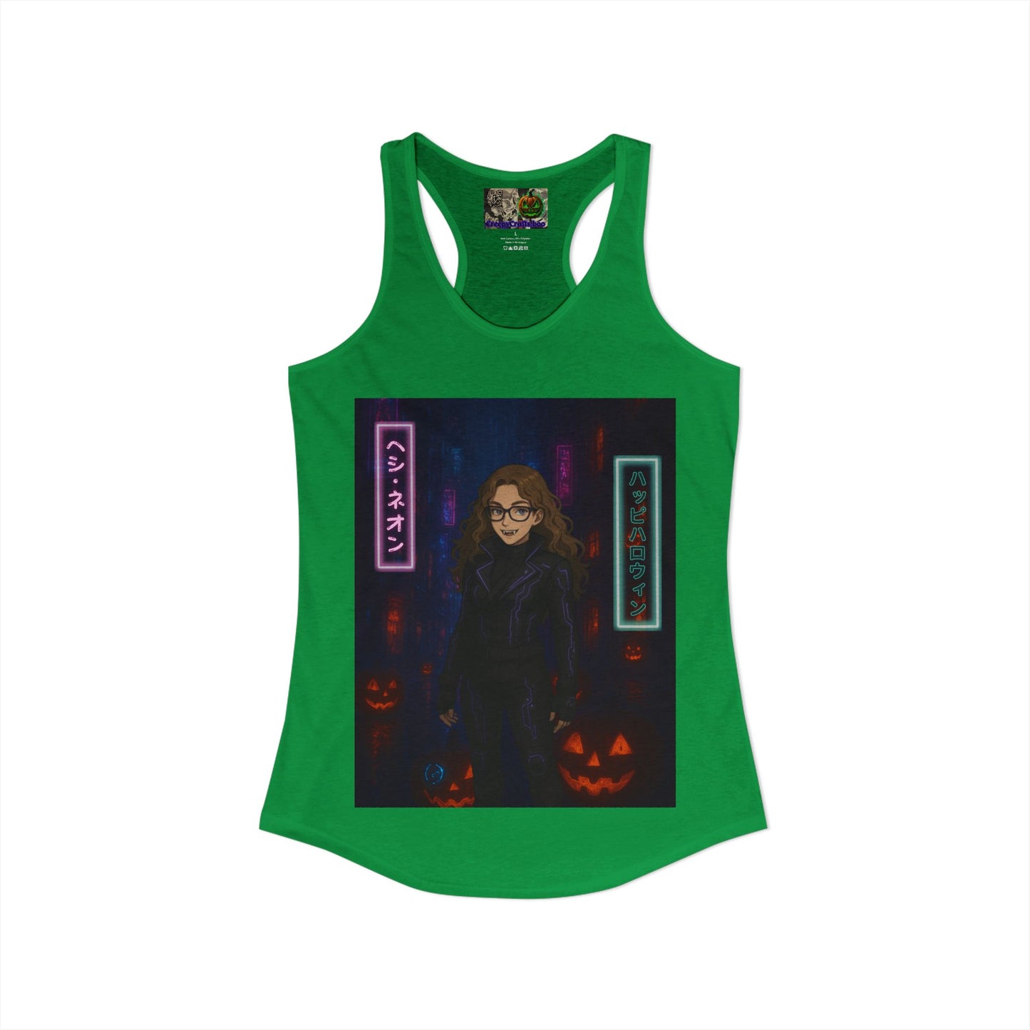 Hethyr Neon Women's Racerback Tank Top by CreepyCrafts.boo
