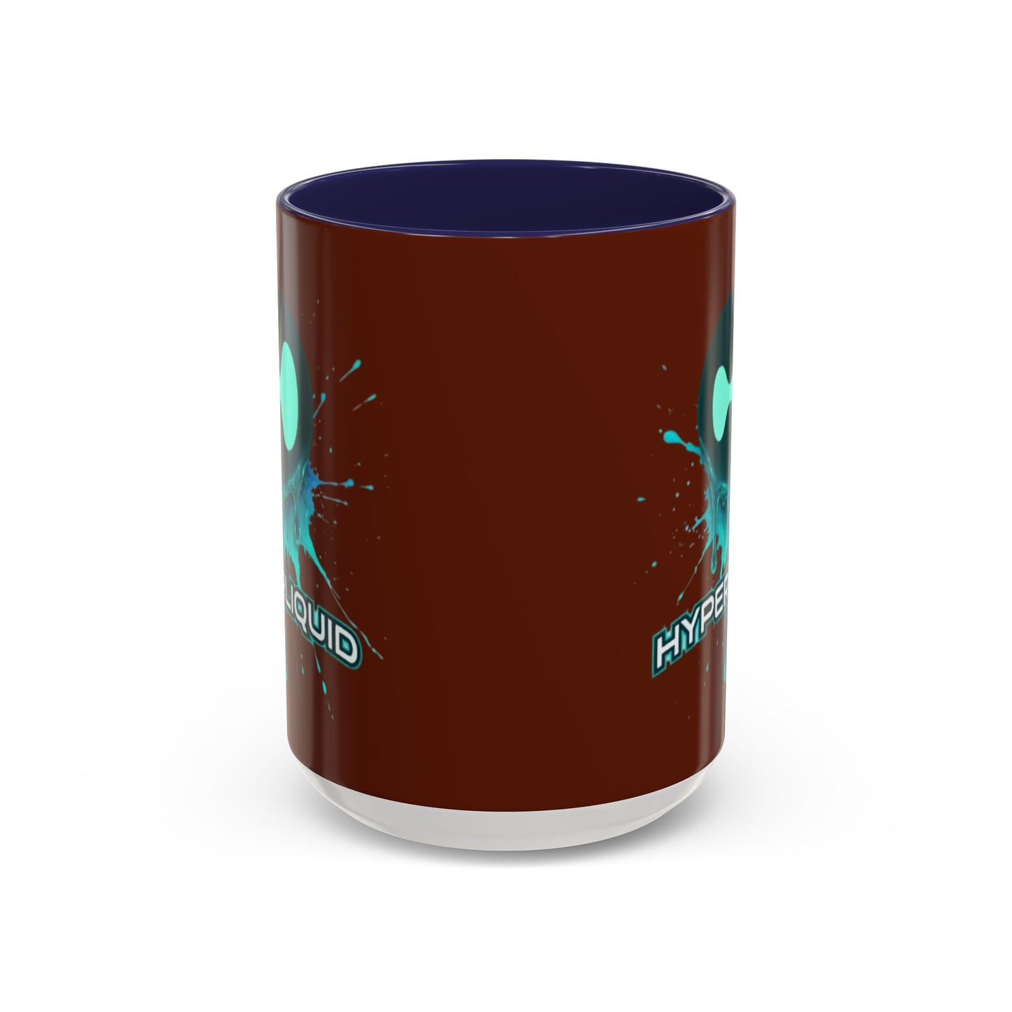 HYPE Drip Brown Accent Mug by cypherpunkgear.com