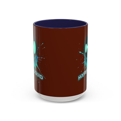 HYPE Drip Brown Accent Mug by cypherpunkgear.com