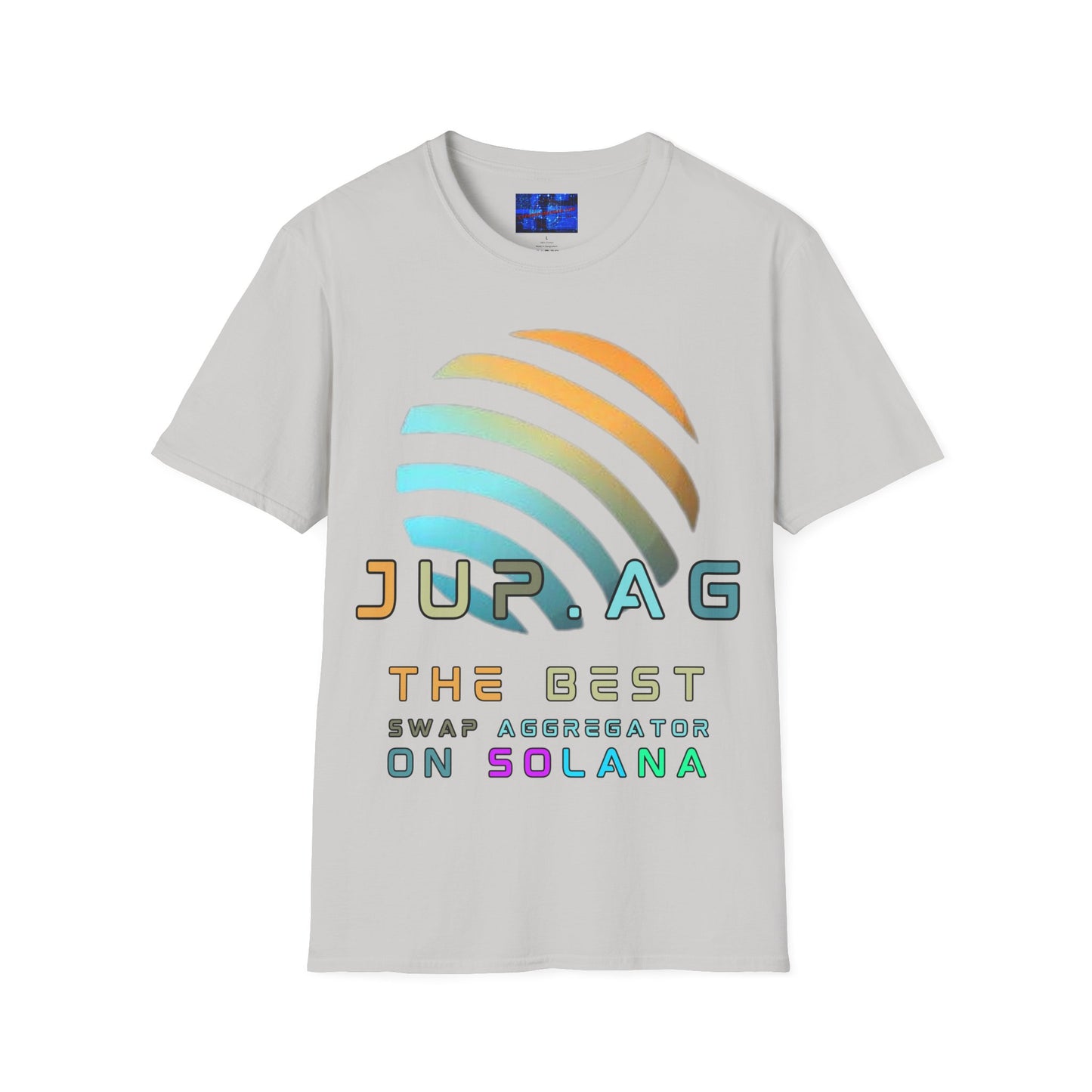 Jupiter (JUP) the best aggregator on Solana Light colors Unisex T-Shirt by cypherpunkgear.com