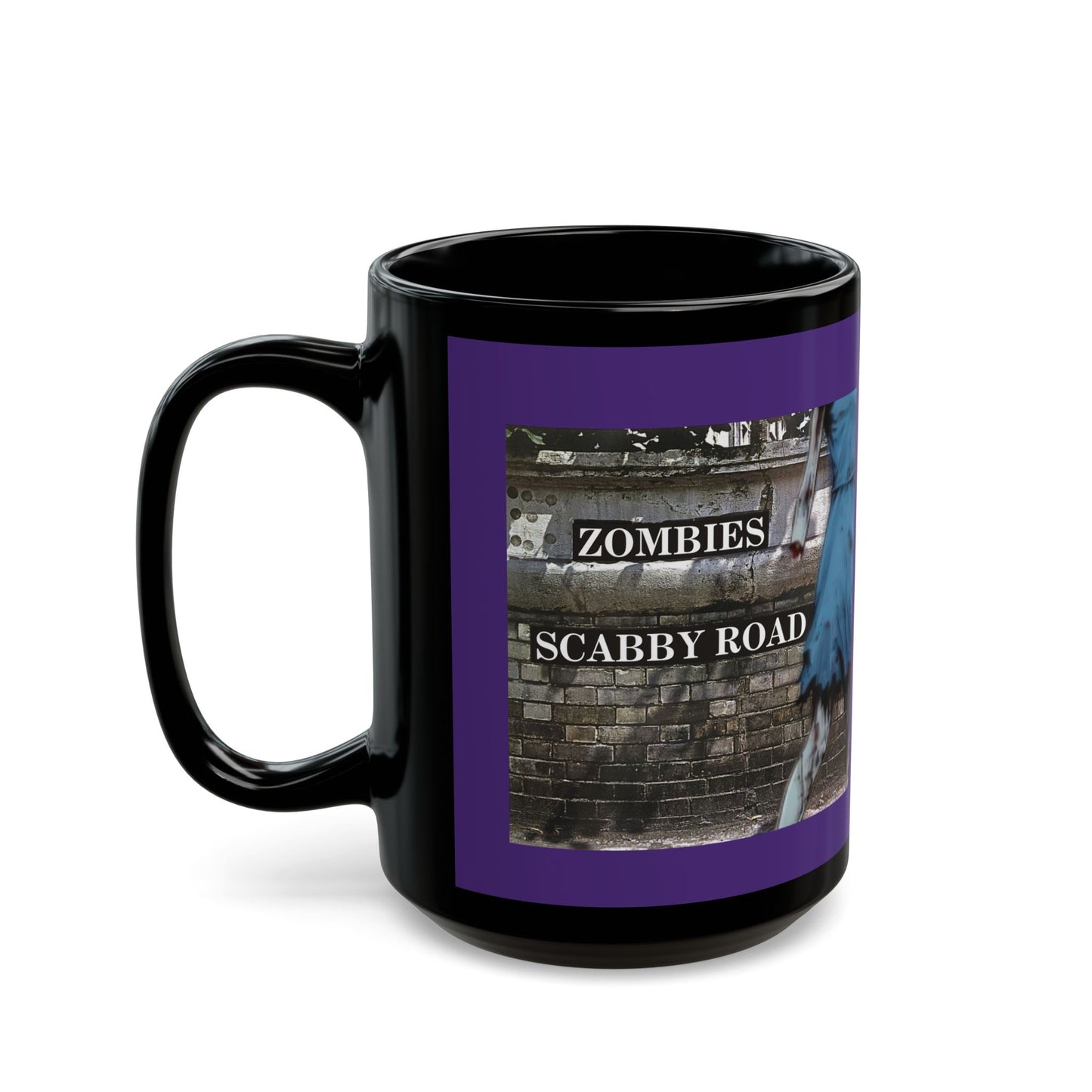 2-sided, Scabby Road Purple Mug by CreepyCrafts.boo