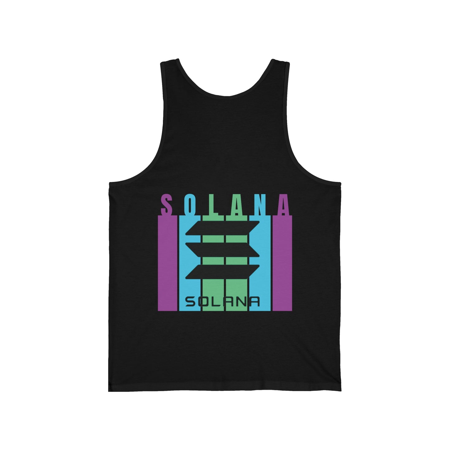 2-sided Solana Unisex Jersey Tank Top by cypherpunkgear