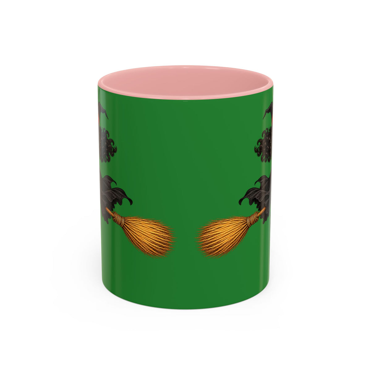 Velvet Vex Green Accent Mug by CreepyCrafts.boo