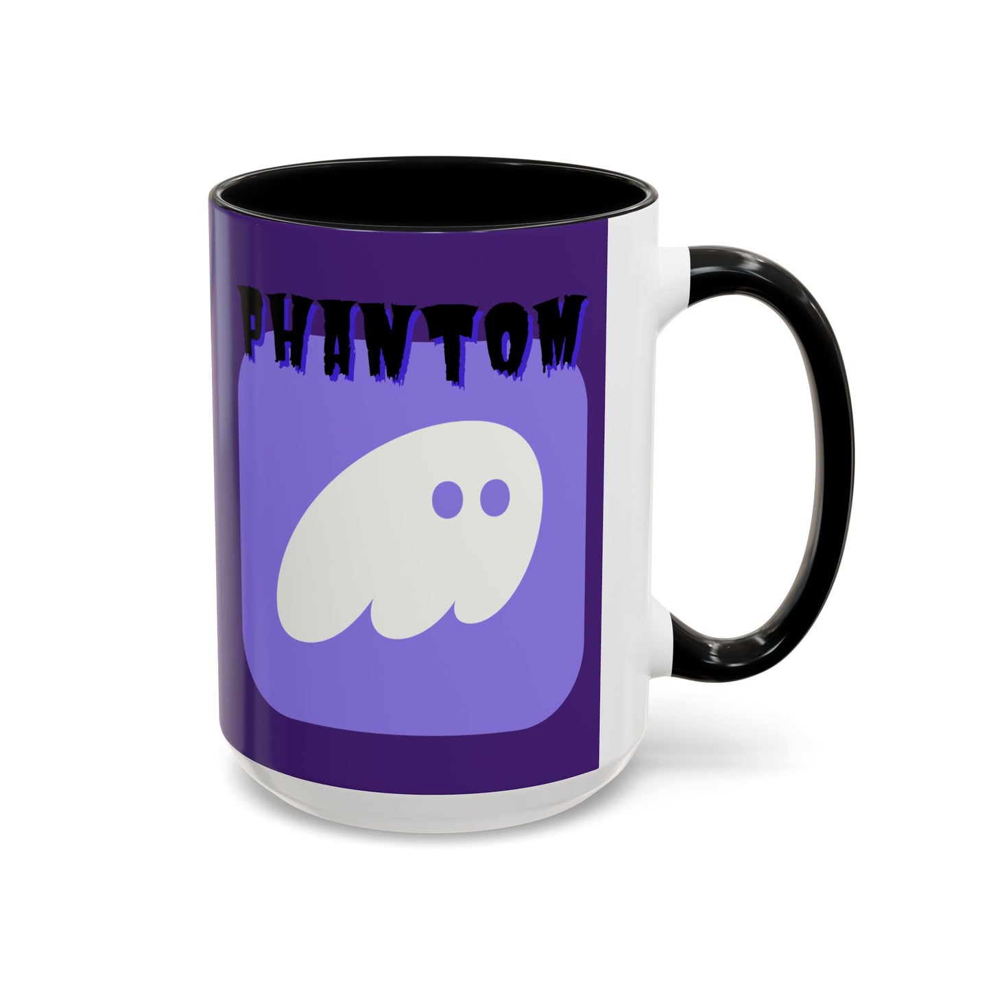 Phantom Hot Wallet Purple Accent Mug by cypherpunkgear.com