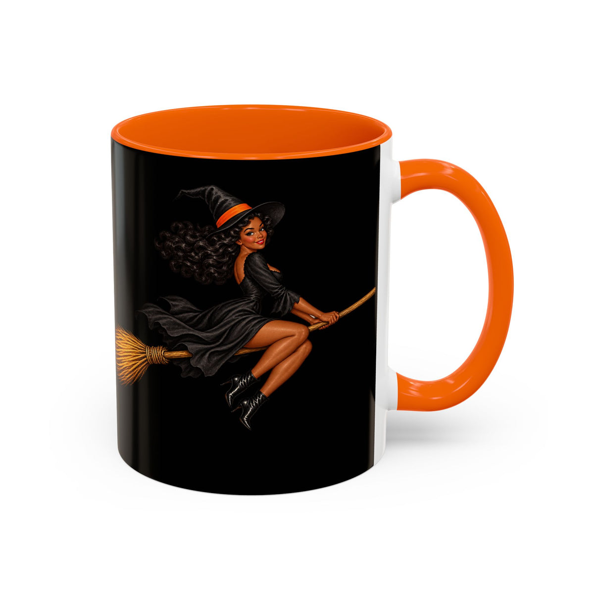 Velvet Vex Black Accent Mug by CreepyCrafts.boo