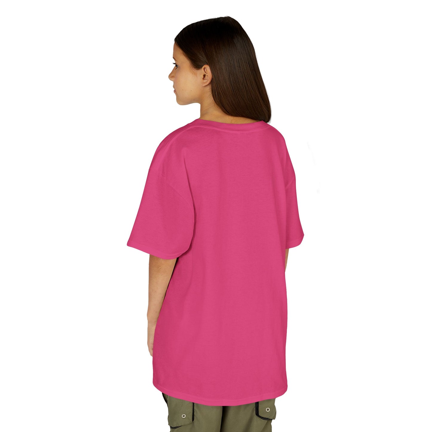 Spooky Blessed Samhain Ghost Purple font Kids Heavy Cotton™ Tee by CreepyCrafts.boo