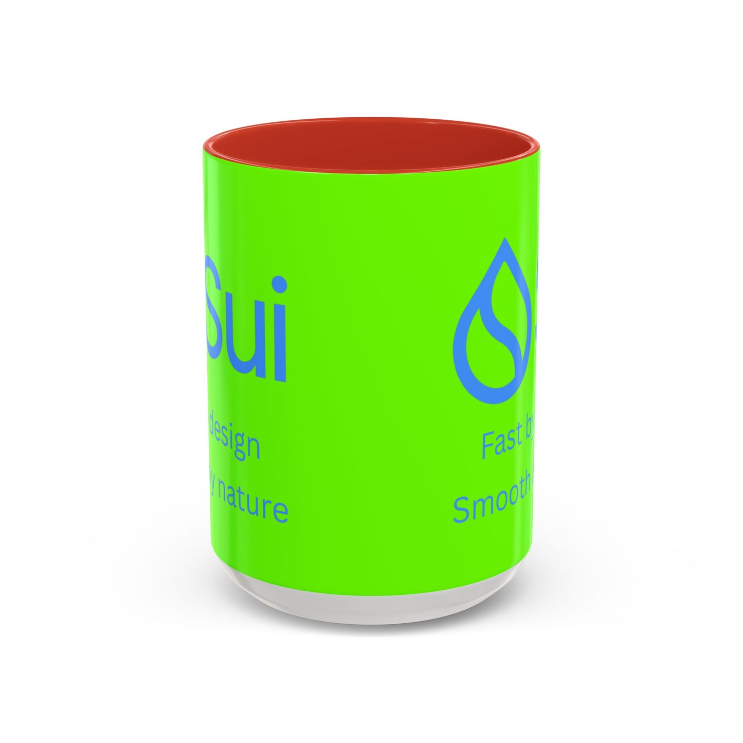 SUI Green Accent Mug by cypherpunkgear.com