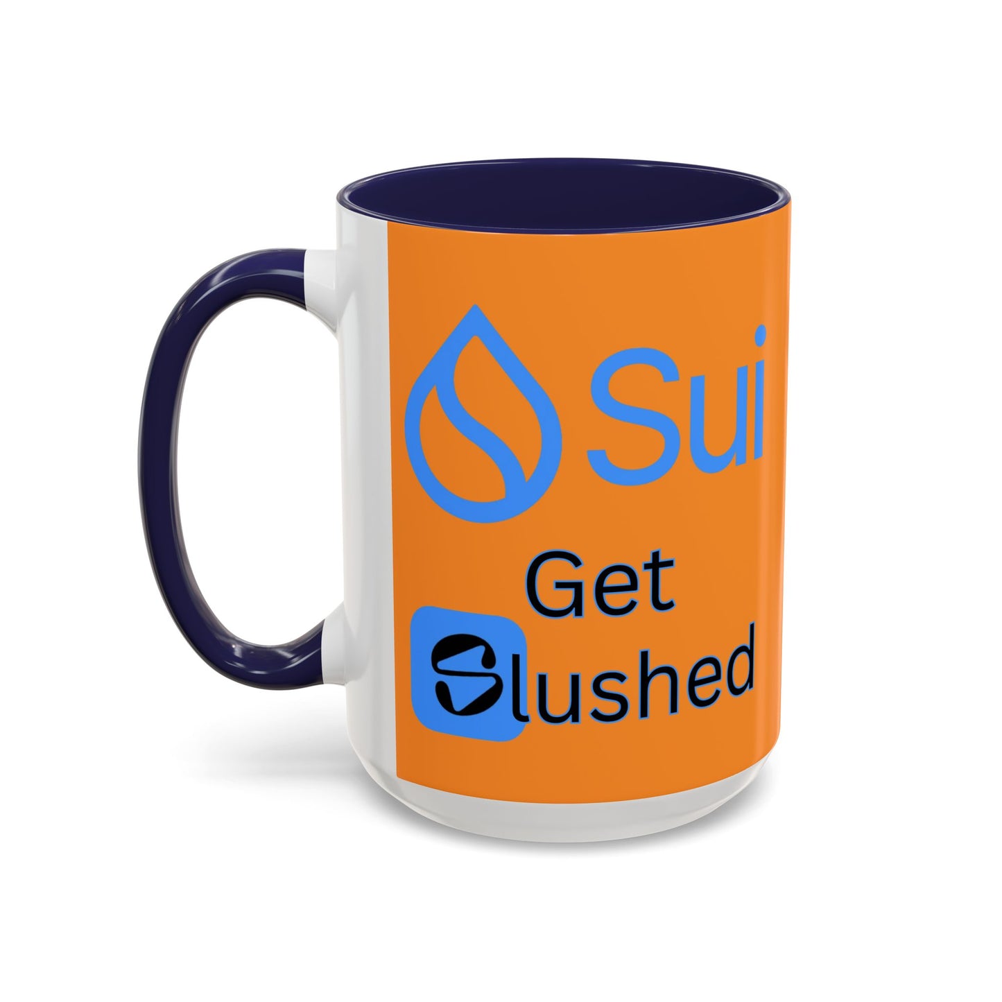 Sui: Get Slushed Orange Accent Mug by cypherpunkgear.com