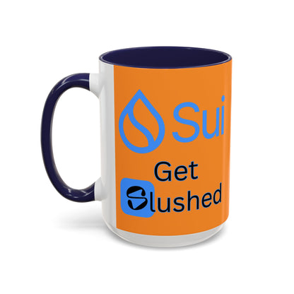 Sui: Get Slushed Orange Accent Mug by cypherpunkgear.com