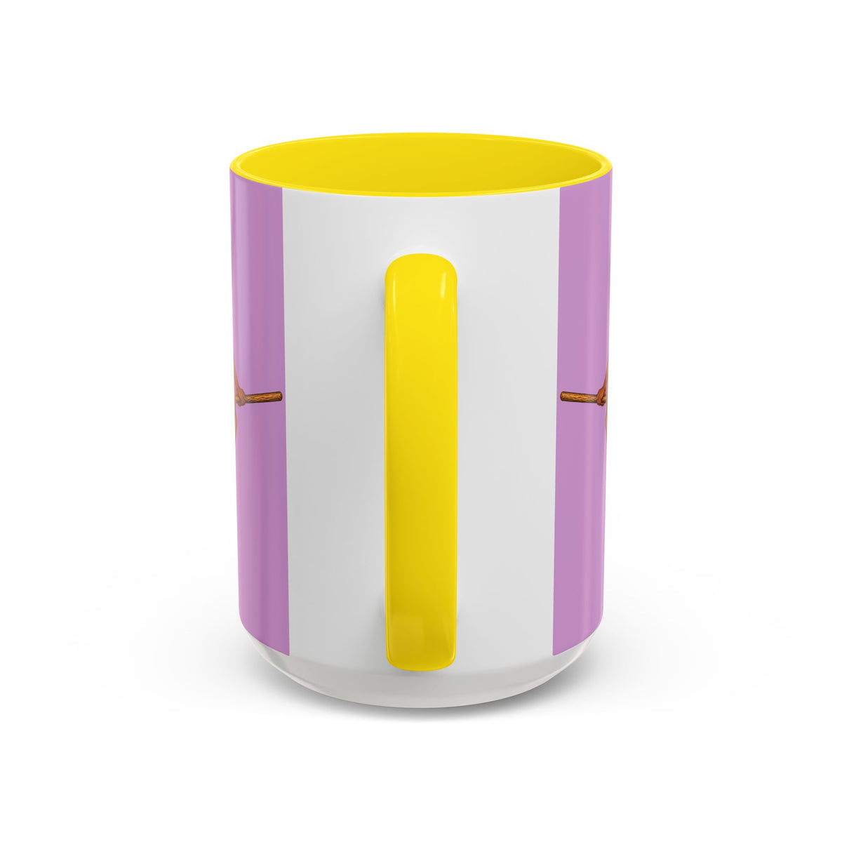 Velvet Vex Pink Accent Mug by CreepyCrafts.boo